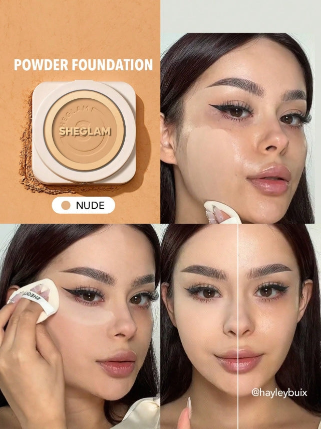 بودرة مضغوطة ناعمة بودرة أساسSHEGLAM