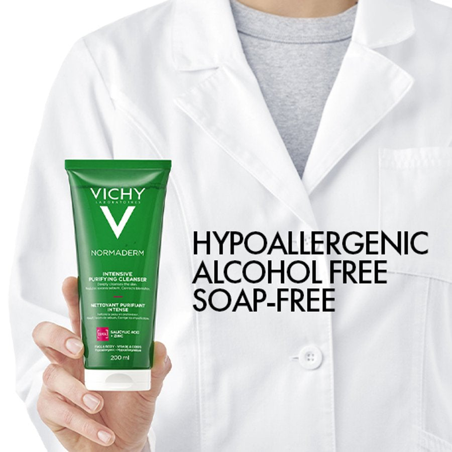 غسول للبشرة الدهنية والمعرضة لحب الشباب -Vichy Normaderm Phytosolution Purifying Gel 200ml