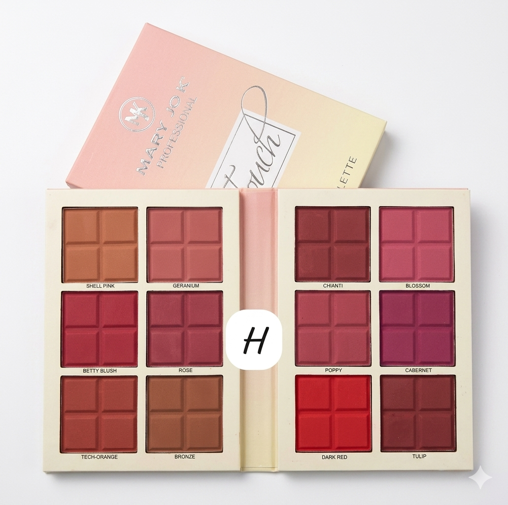 احمر خدود باليت (Blush Palette) من Mary Jo K Professional.