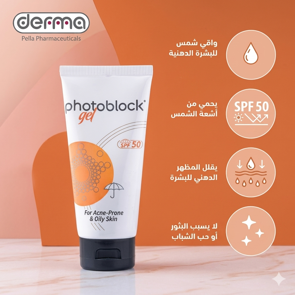 واقي شمس فوتوبلوك جل (Photoblock Gel) بعامل حماية SPF 50