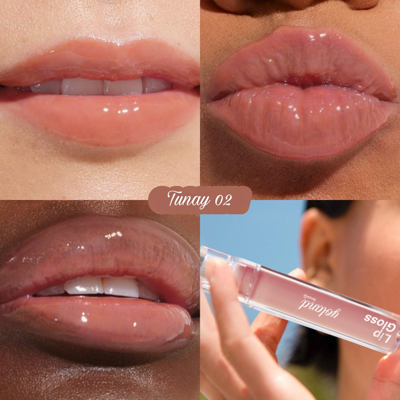 ملمع شفاه يولاند بيوتي (Yoland Beauty)  توناي (Tunai)، قلوس شفايف