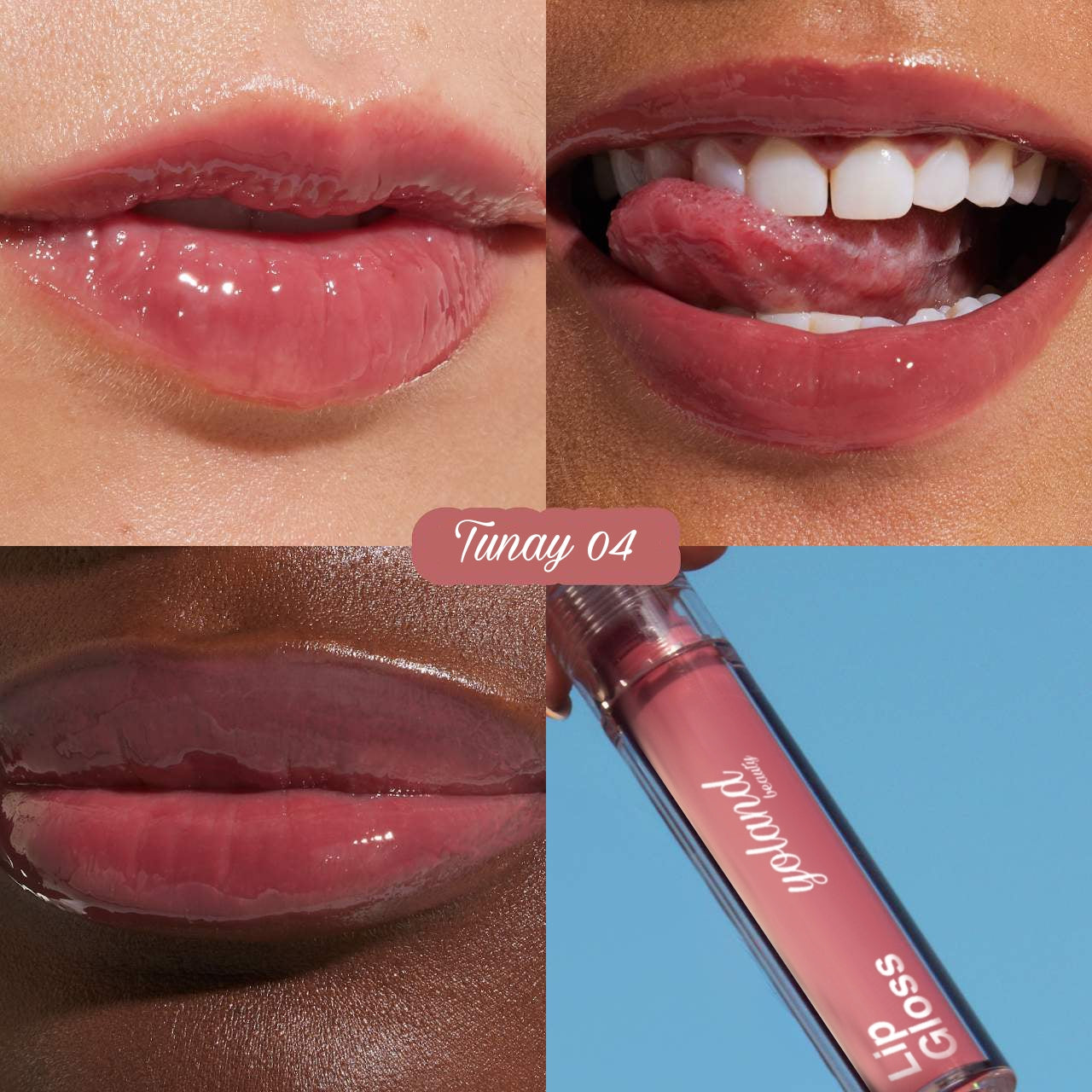 ملمع شفاه يولاند بيوتي (Yoland Beauty)  توناي (Tunai)، قلوس شفايف