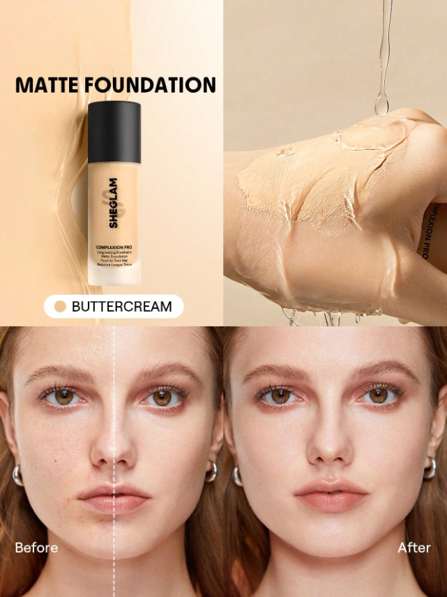 كريم أساس شيجلام كومبليكسشن برو (Sheglam Complexion Pro Foundation)، 