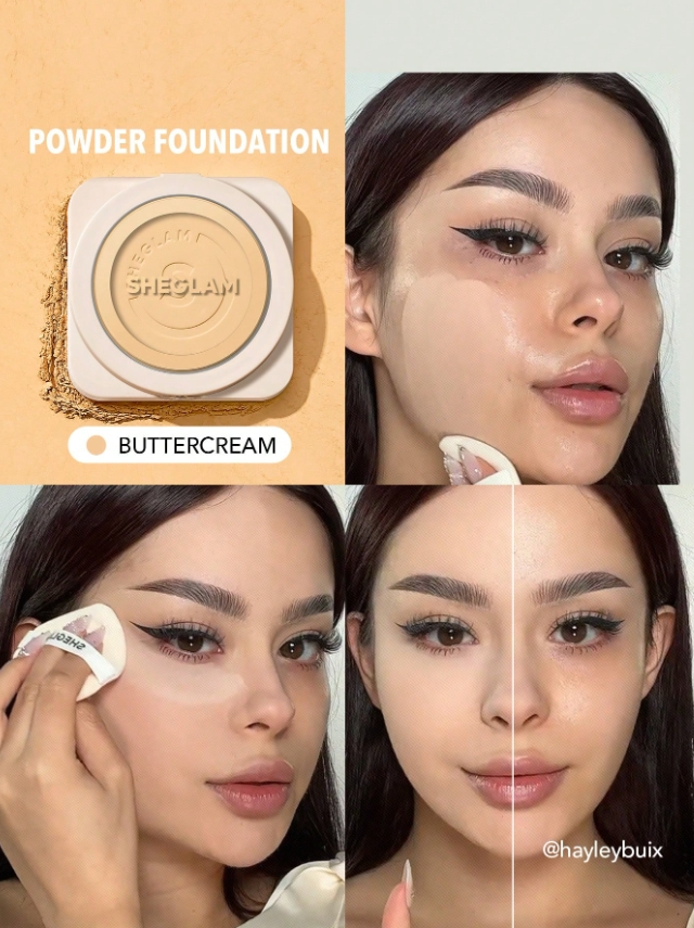 بودرة مضغوطة ناعمة  بودرة أساسSHEGLAM