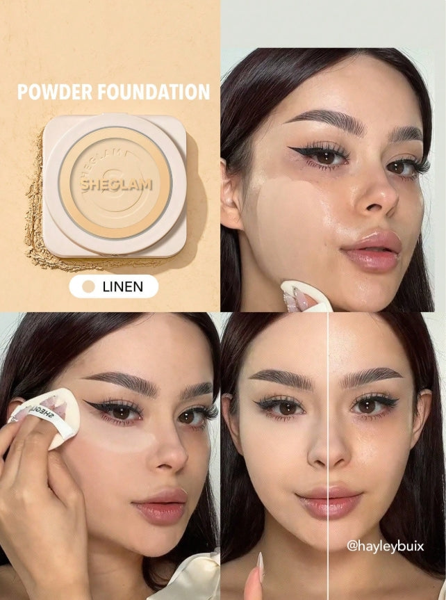 بودرة مضغوطة ناعمة  بودرة أساسSHEGLAM