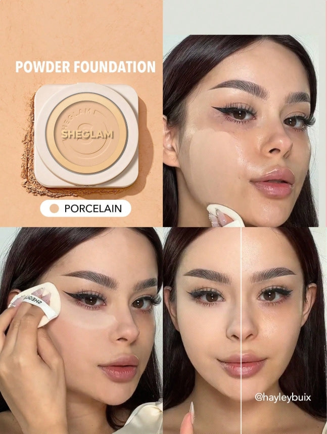 بودرة مضغوطة ناعمة  بودرة أساسSHEGLAM