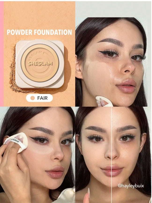 بودرة مضغوطة ناعمة  بودرة أساسSHEGLAM
