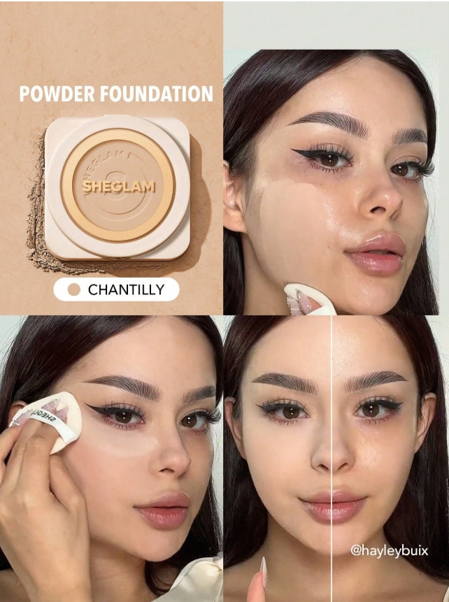 بودرة مضغوطة ناعمة  بودرة أساسSHEGLAM