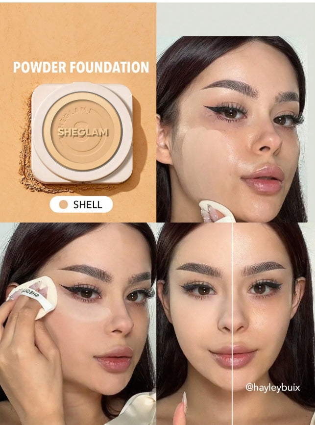 بودرة مضغوطة ناعمة  بودرة أساسSHEGLAM