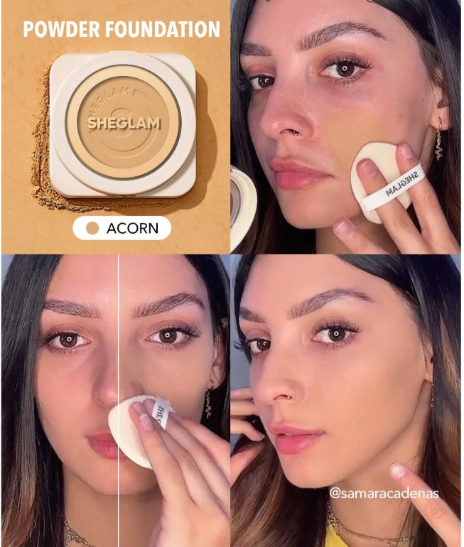 بودرة مضغوطة ناعمة  بودرة أساسSHEGLAM