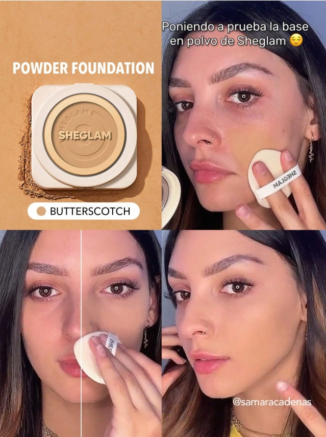 بودرة مضغوطة ناعمة  بودرة أساسSHEGLAM