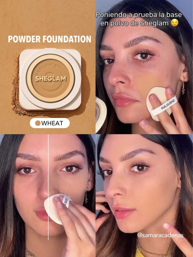 بودرة مضغوطة ناعمة  بودرة أساسSHEGLAM