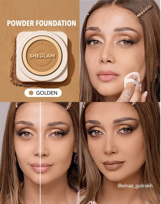 بودرة مضغوطة ناعمة  بودرة أساسSHEGLAM