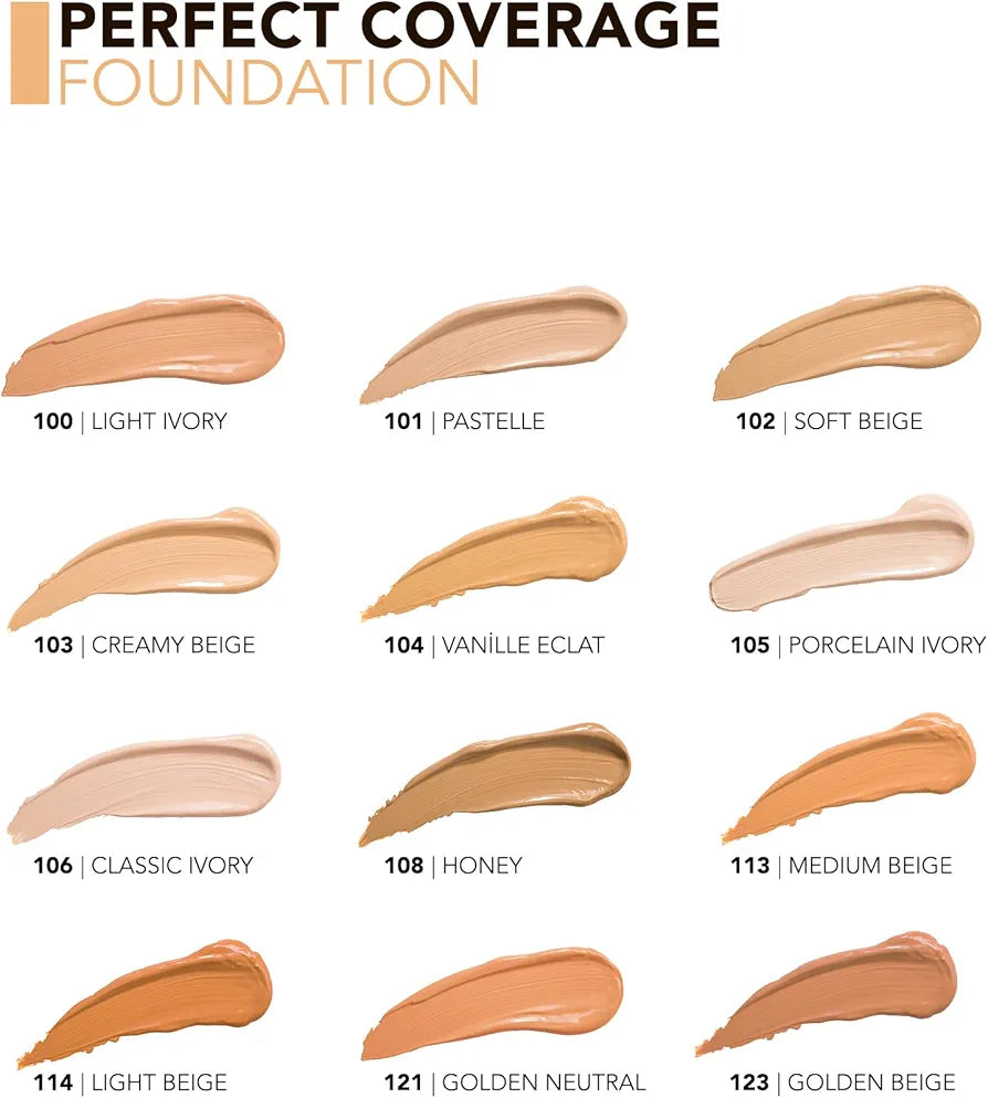 كريم أساس فلورمار بيرفكت كوفريدج (Flormar Perfect Coverage Foundation) 