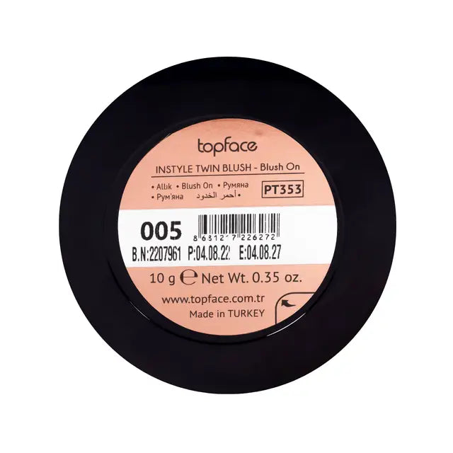 أحمر الخدود للوجه توب فيس TopFace Instyle Blush On double