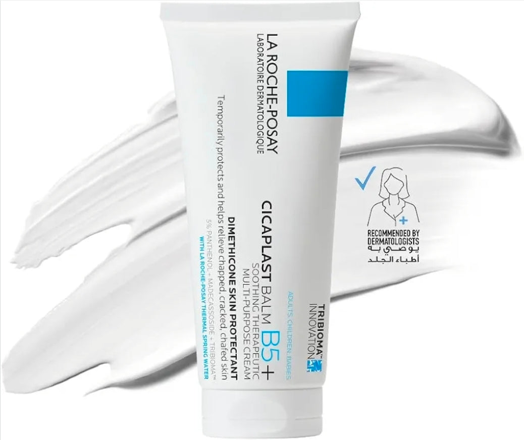كريم لاروش بوزيه سيكابلاست بوم بي 5+ (La Roche-Posay Cicaplast Baume B5+) المرمم والملطف للبشرة.