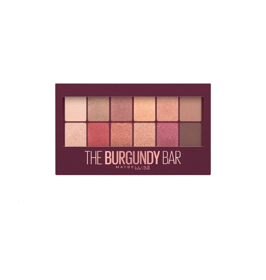 باليت ظلال عيون The Burgundy Bar من ماركة ميبيلين نيويورك